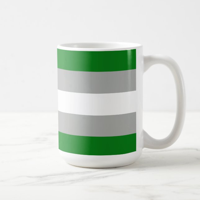 Greyromantische Stolperflagge Kaffeetasse (Rechts)