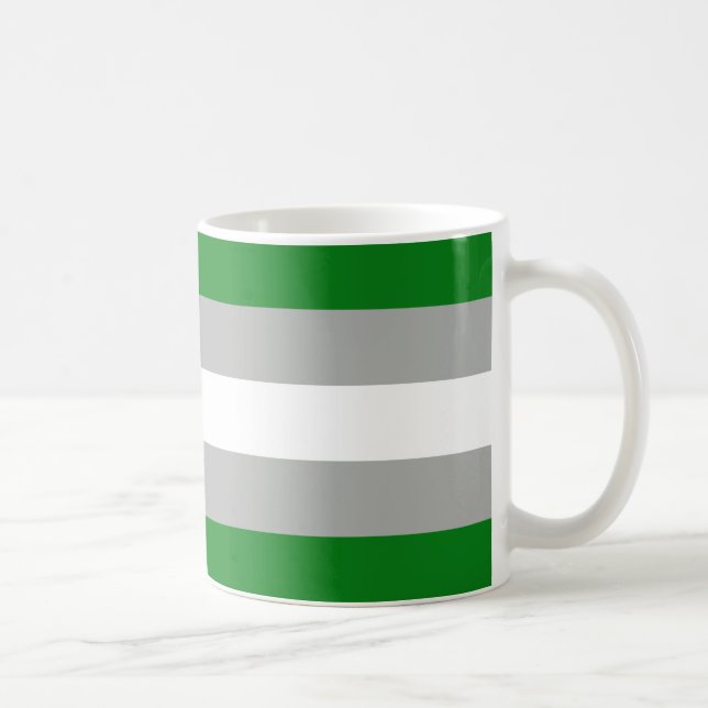 Greyromantische Stolperflagge Kaffeetasse (Rechts)