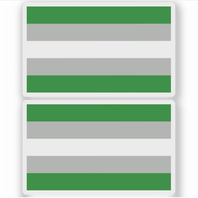 Greyromantischer Stolz Aufkleber (Vorderseite)