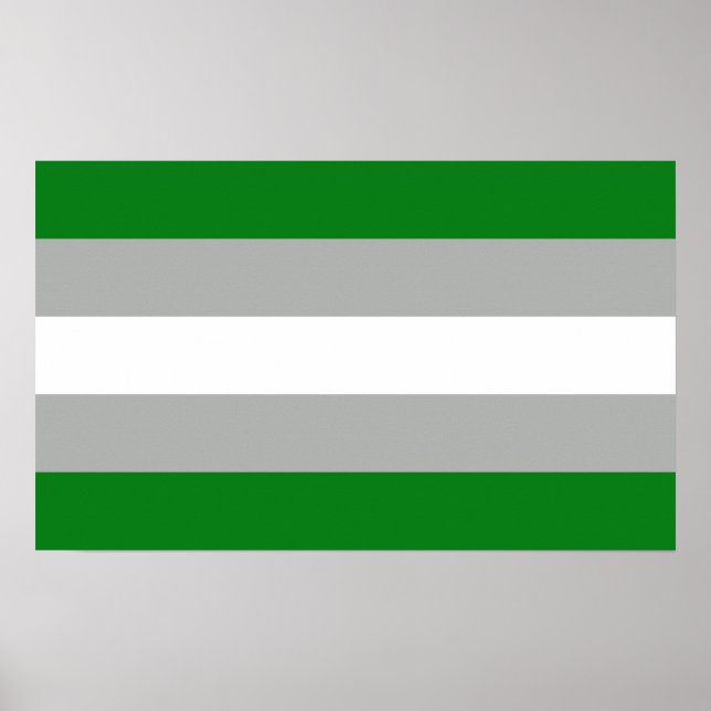 Greyromantischer Stolz Poster (Vorne)