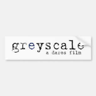 Greyscale Autoaufkleber - schlichtes Weiß