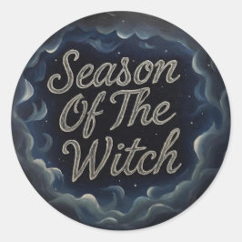 GreySeasonOfTheWitch  Runder Aufkleber