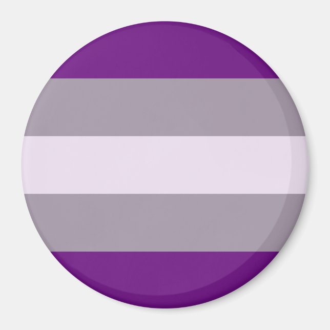 Greysexual Stolperflagge Magnet (Vorne)
