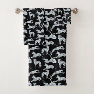 Greyt Diamond Greyhounds Badhandtuch Set