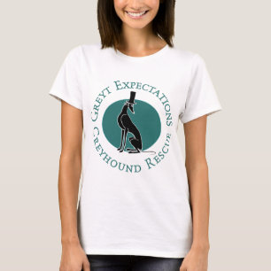 Greyt Erwartungs-Windhund-Rettung T-Shirt