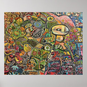 GRFAFITTI-MEINE WELT POSTER