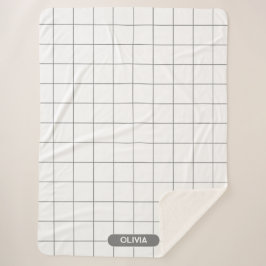 Grid Gray Sherpadecke