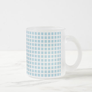 GRID : pastel blue Mattglastasse