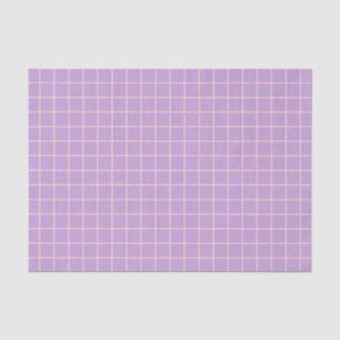 Grid Pink und Lavender Seidenpapier