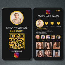 Grid Social Media QR-Code des Influencer-Fotos Gef