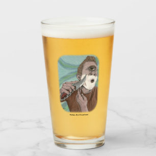 Grieche Cyclops Knife Shave Fantasy Art Glass Cup Glas