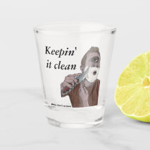 Grieche Cyclops Knife Shave Fantasy Art Shot Glass