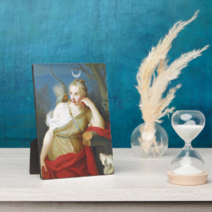 Grieche Göttin Diana von der Jagd Altar Fotoplatte