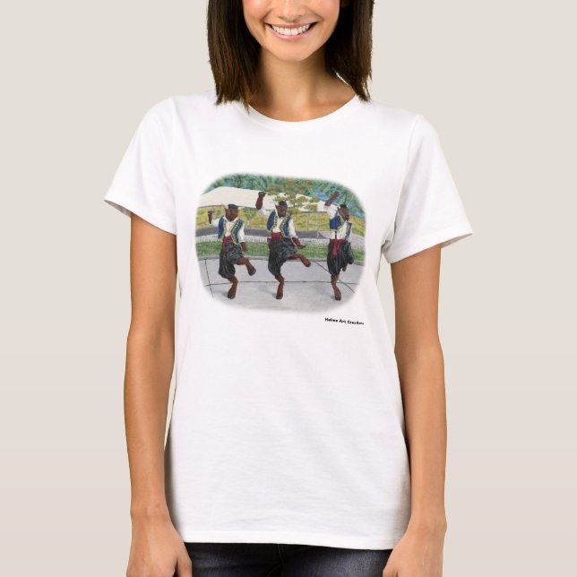 Grieche Minotaurs Tanzen-Fantasie-Kunst-T - Shirt (Vorderseite)