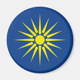 Griechemacedonia-Regionsflaggen-Griechenland-Land Magnet