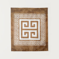 Griechen-Muster, weißes Design