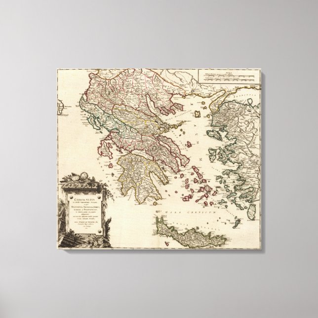 Griechenland 13 leinwanddruck (Vorderseite)