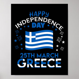 Griechenland 203. Unabhängigkeitstag Griechenland  Poster