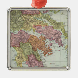 Griechenland 4 silbernes ornament
