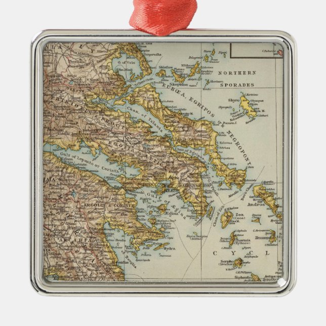 Griechenland 4 silbernes ornament (Vorne)