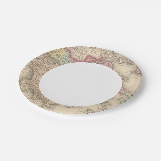 Griechenland 5 pappteller (Schrägansicht)