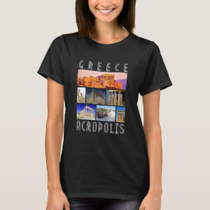 Griechenland Akropolis Berühmte Sehenswürdigkeiten T-Shirt