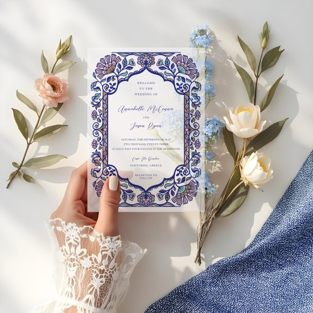 Griechenland Architektur Blumendekor (Von Creator hochgeladen)