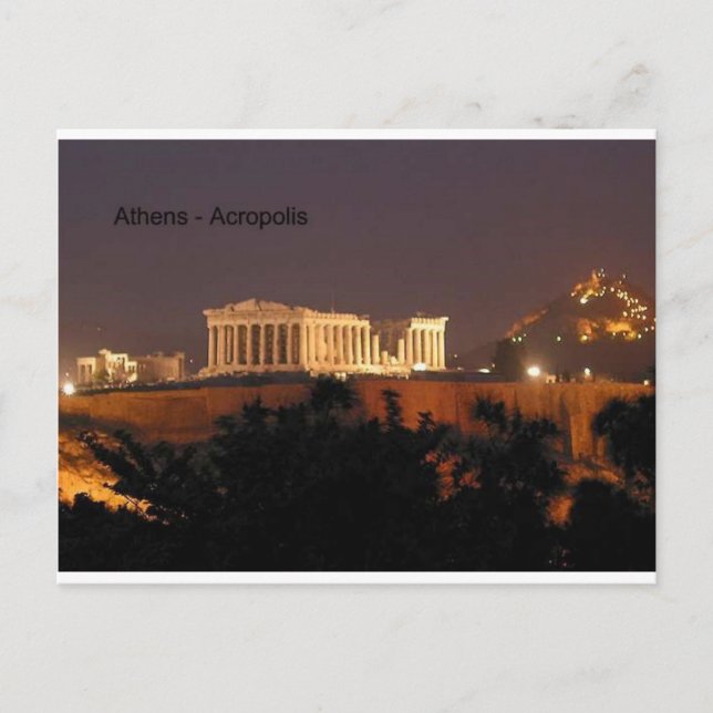 Griechenland - Athen - Akropolis (von St.K. Postkarte (Vorderseite)