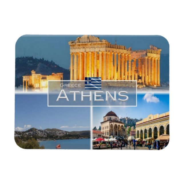 Griechenland - Athen - Magnet (Horizontal)