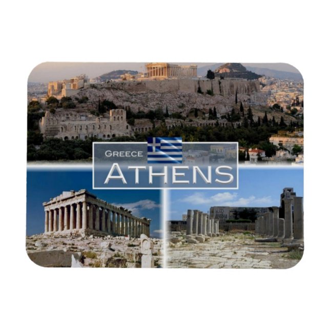 Griechenland - Athen - Magnet (Horizontal)