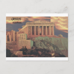 Griechenland Athens Parthenon Clouds (St.K. Postkarte