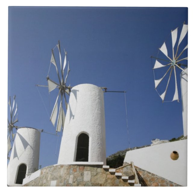 GRIECHENLAND, CRETE, Provinz Iraklio, Ano Kera: Fliese (Vorderseite)