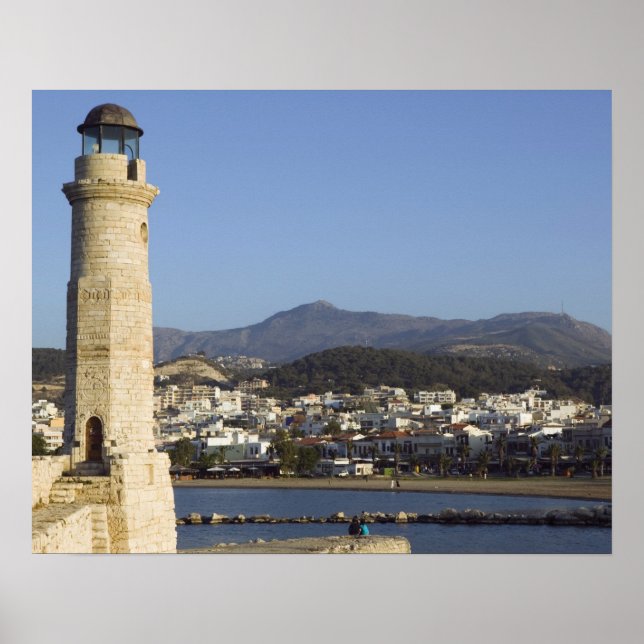 GRIECHENLAND, CRETE, Provinz Rethymno, Rethymno: Poster (Vorne)