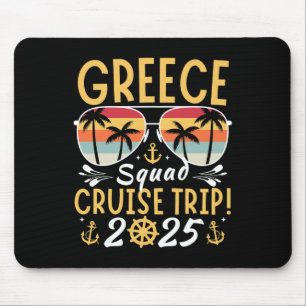 Griechenland Cruise Family 2025 Squad Vacation Mat Mousepad