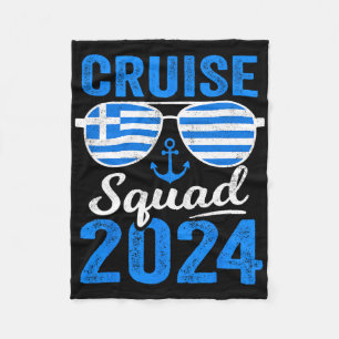 Griechenland Cruise Squad 2025 Matching Family Gro Fleecedecke