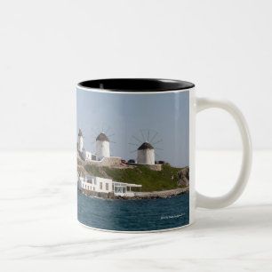 Griechenland, die Kykladen-Inseln, Mykonos, Zweifarbige Tasse