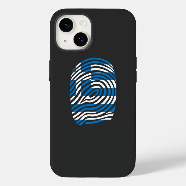 Griechenland DNA Case-Mate iPhone 14 Hülle (Rückseite)