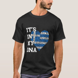 Griechenland Es Ist In Meiner DNA Griechische Flag T-Shirt