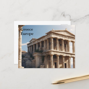 Griechenland Europa Jahrgang Reisen Tourismus hinz Postkarte
