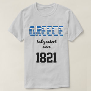 Griechenland Feier zur Unabhängigkeit der Flaggen T-Shirt