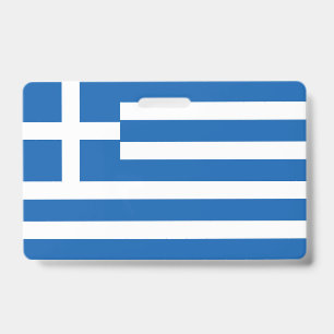 Griechenland-Flagge Ausweis