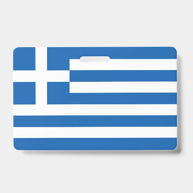 Griechenland-Flagge Ausweis (Vorderseite)