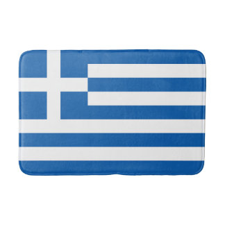Griechenland-Flagge Badematte