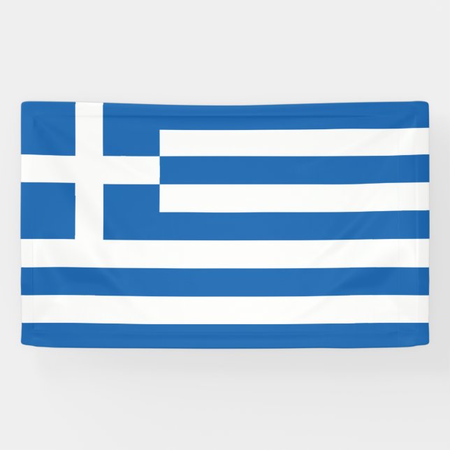 Griechenland-Flagge  Banner (Horizontal)