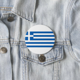 Griechenland-Flagge Button