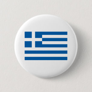 Griechenland-Flagge Button