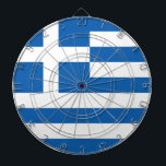 Griechenland-Flagge  Dartscheibe<br><div class="desc">Griechenland-Flaggentechnik</div>