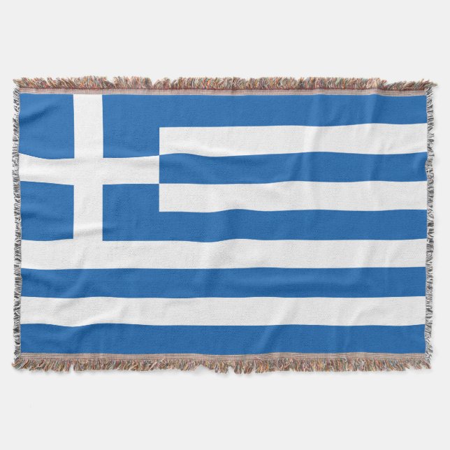 Griechenland-Flagge Decke (Vorderseite)