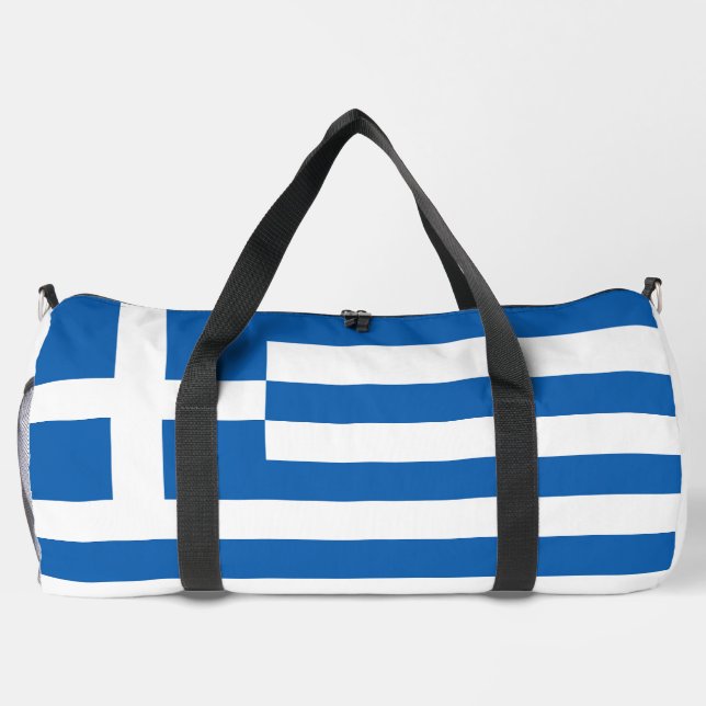 Griechenland-Flagge Duffle Bag (Rückseite)