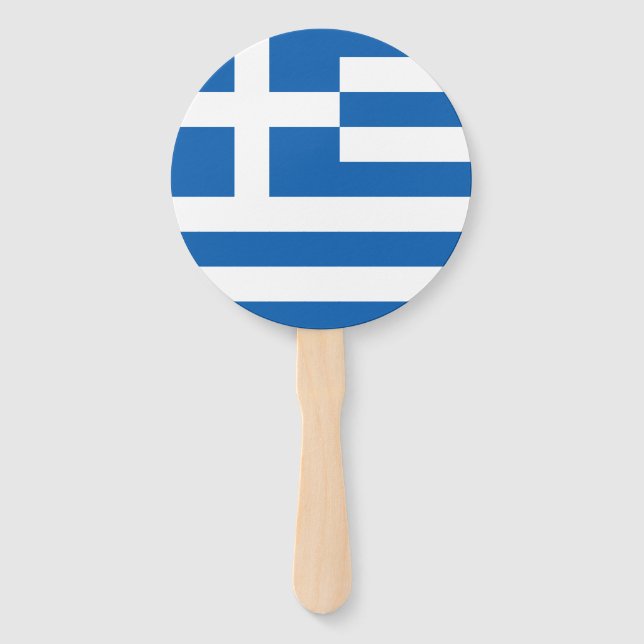 Griechenland-Flagge Fächer (Vorderseite)